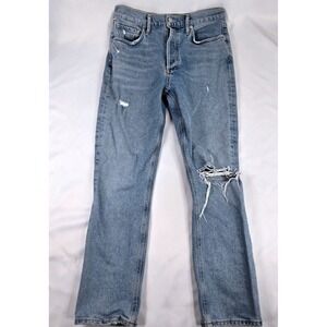Citizens of Humanity Jolene High Rise Jeans Womens Size 28 Distressed Light Wash